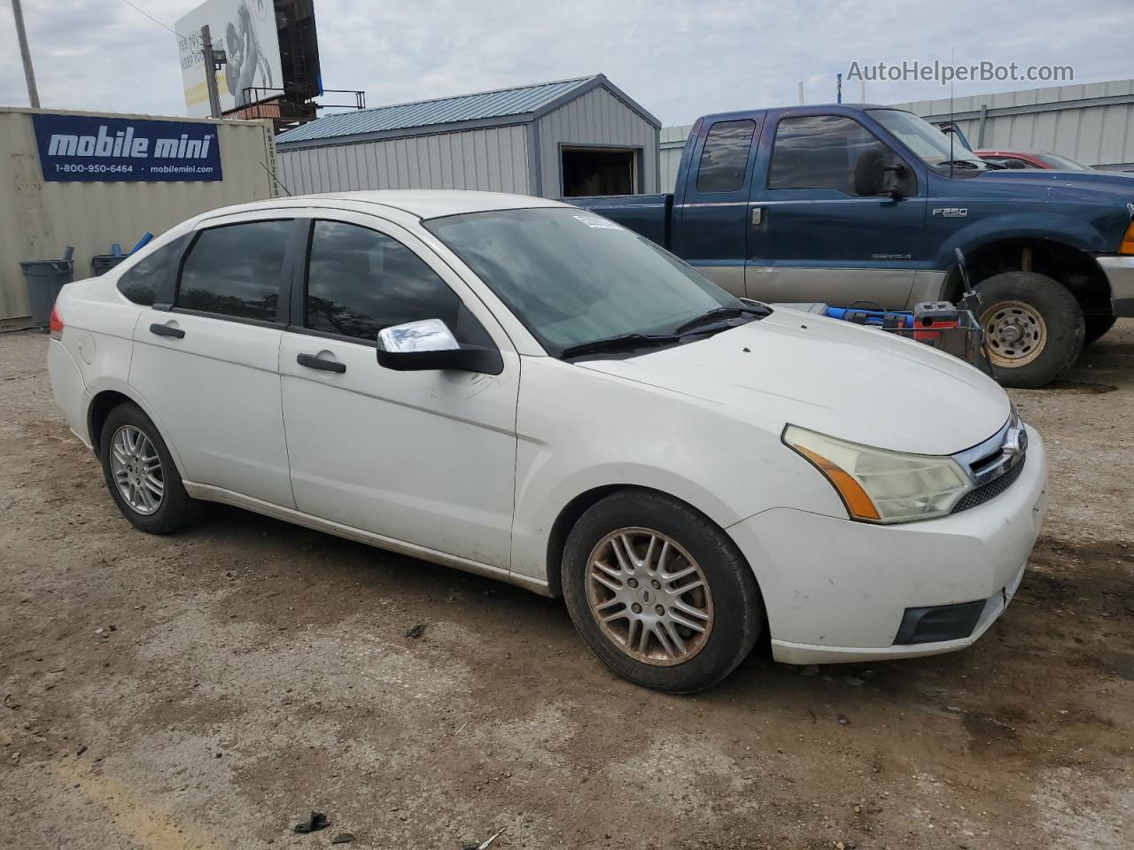 2011 Ford Focus Se White vin: 1FAHP3FN6BW148100