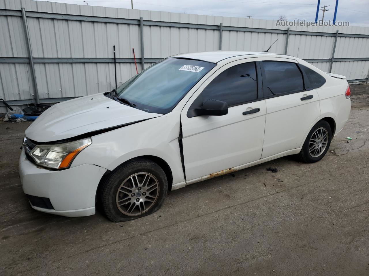 2011 Ford Focus Se White vin: 1FAHP3FN6BW163700