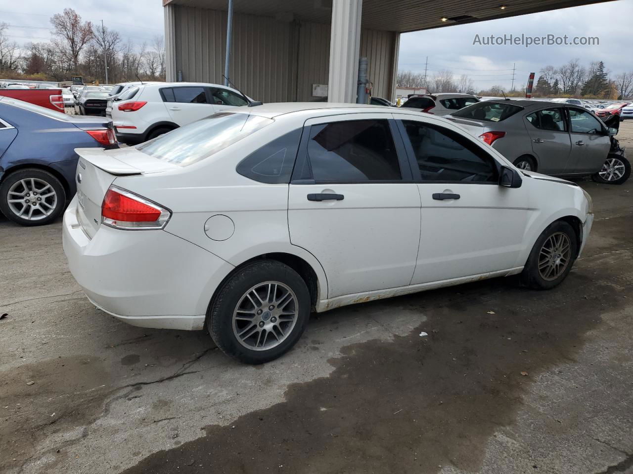 2011 Ford Focus Se White vin: 1FAHP3FN6BW163700