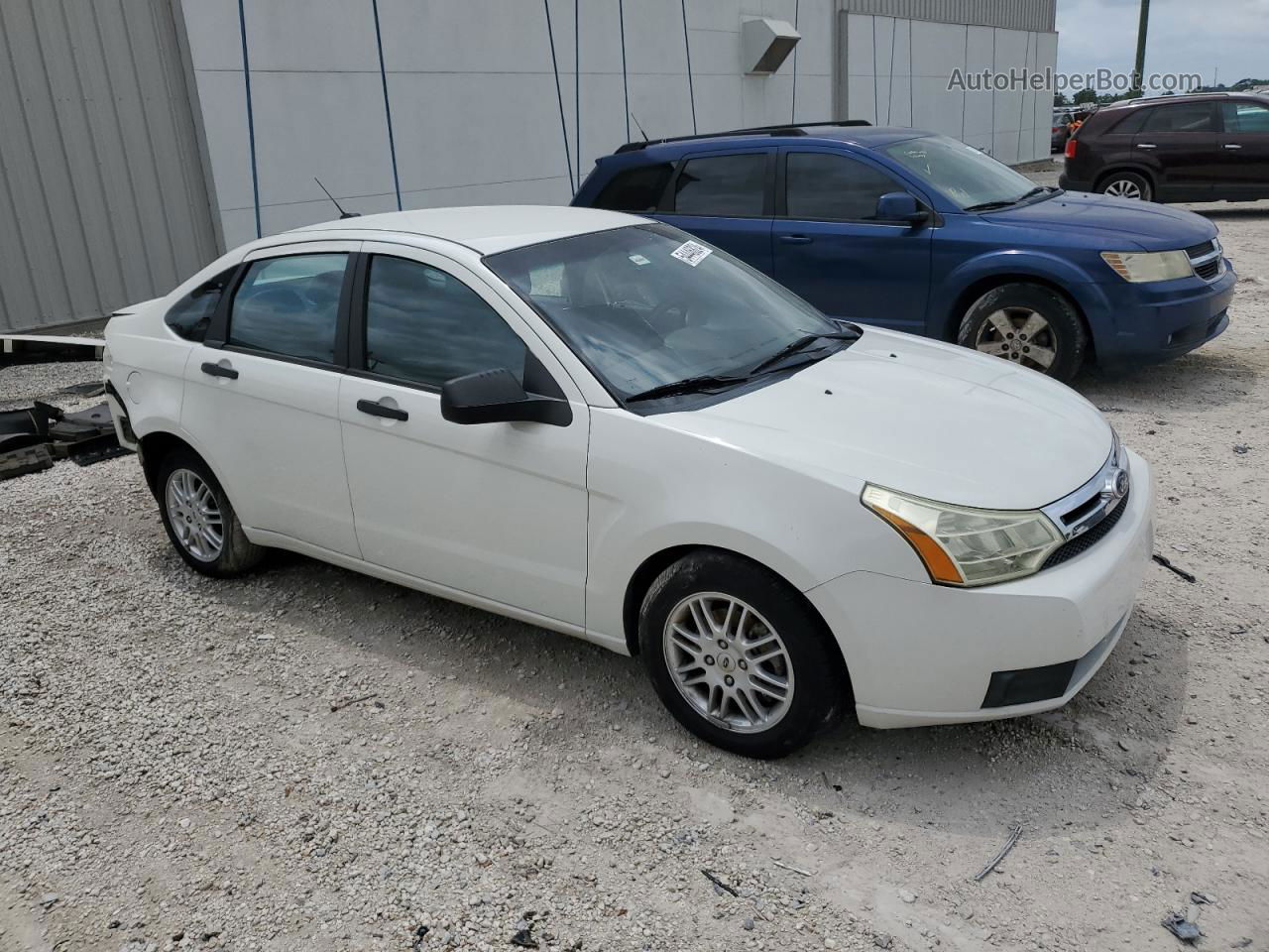 2011 Ford Focus Se White vin: 1FAHP3FN6BW168766