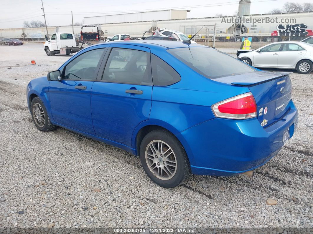 2011 Ford Focus Se Blue vin: 1FAHP3FN6BW197801