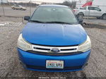 2011 Ford Focus Se Blue vin: 1FAHP3FN6BW197801