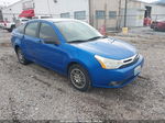 2011 Ford Focus Se Blue vin: 1FAHP3FN6BW197801