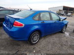 2011 Ford Focus Se Blue vin: 1FAHP3FN6BW199693