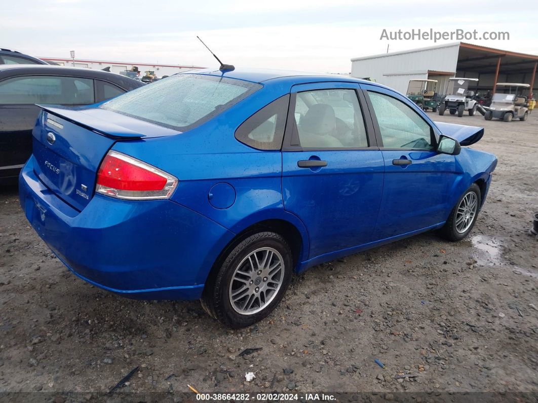 2011 Ford Focus Se Синий vin: 1FAHP3FN6BW199693