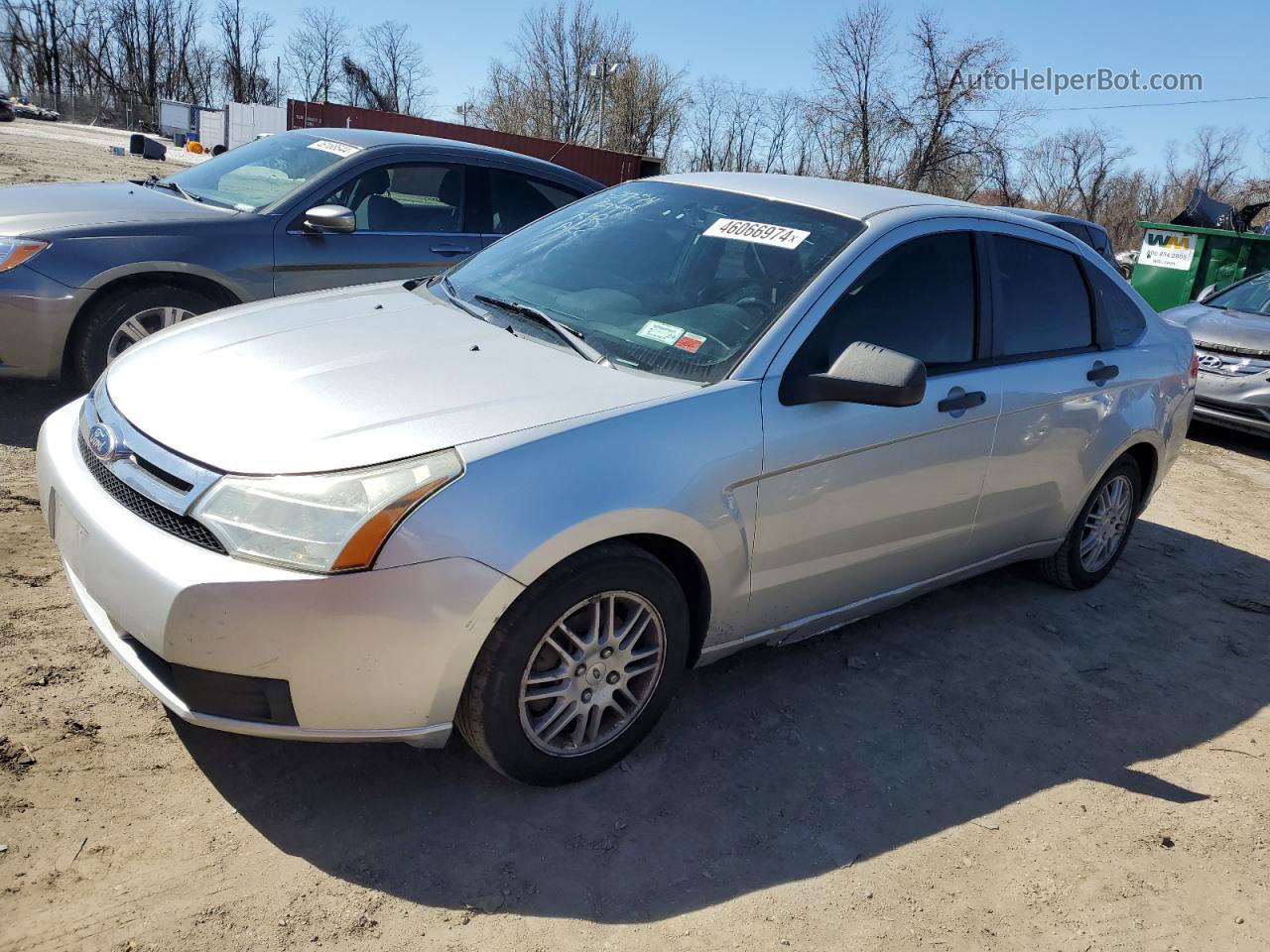 2011 Ford Focus Se Серебряный vin: 1FAHP3FN7BW100394