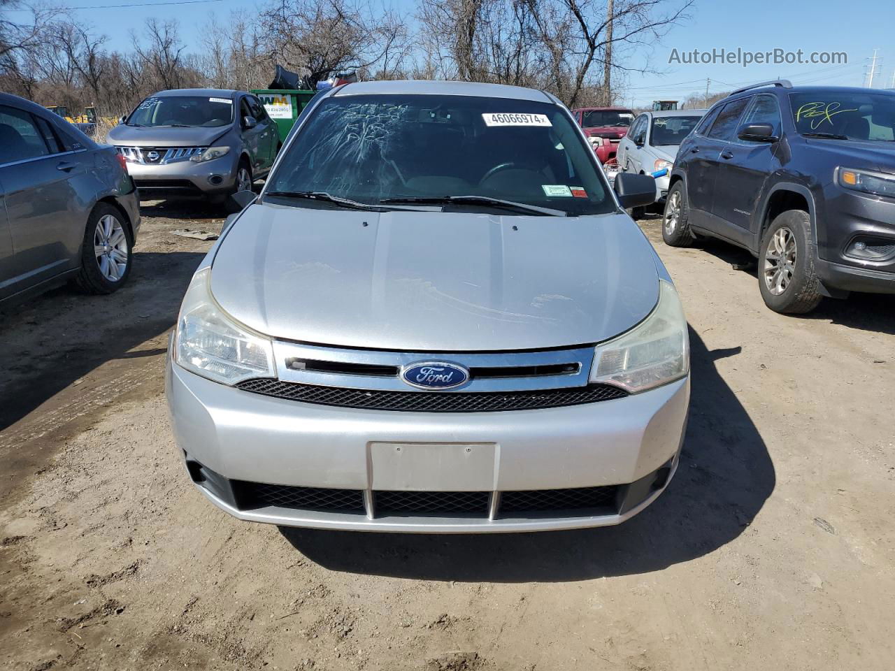 2011 Ford Focus Se Silver vin: 1FAHP3FN7BW100394