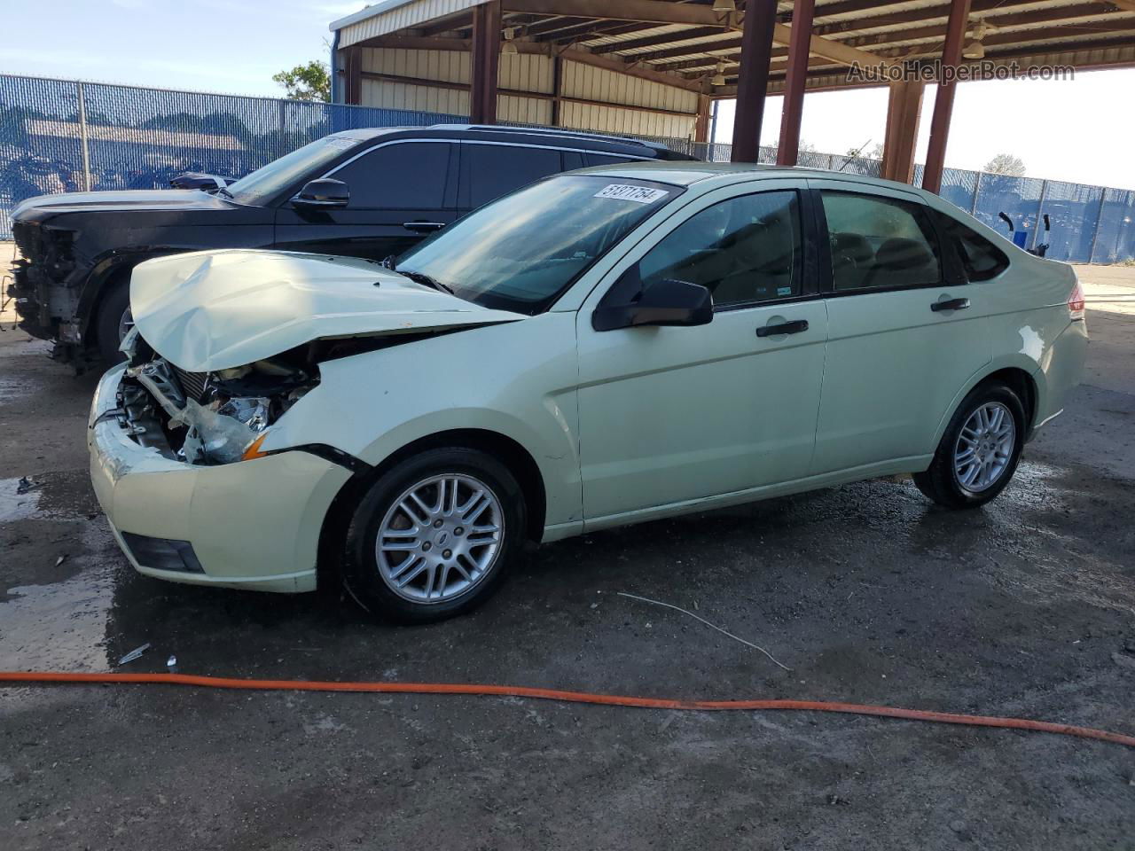 2011 Ford Focus Se Green vin: 1FAHP3FN7BW115512