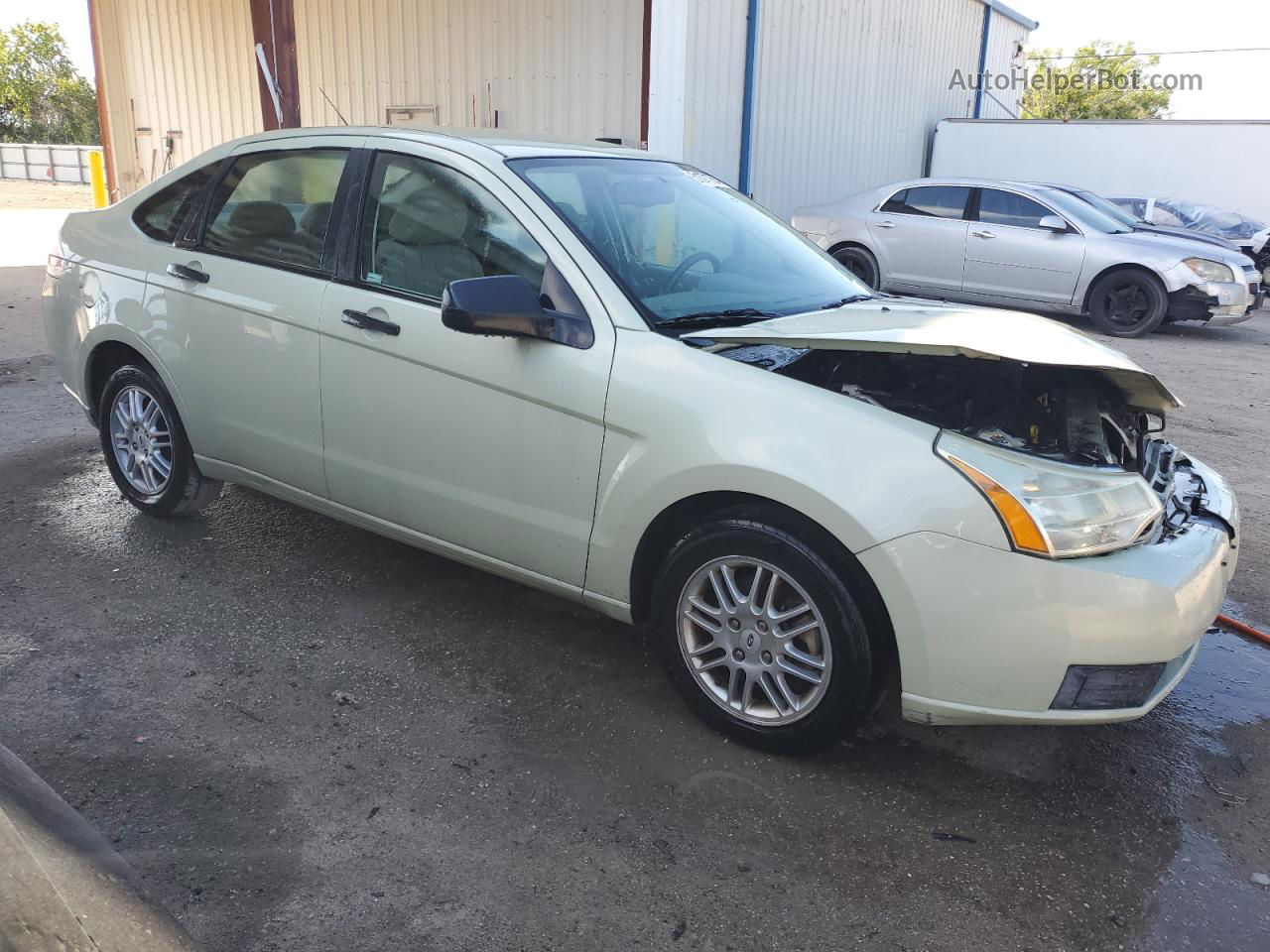 2011 Ford Focus Se Green vin: 1FAHP3FN7BW115512