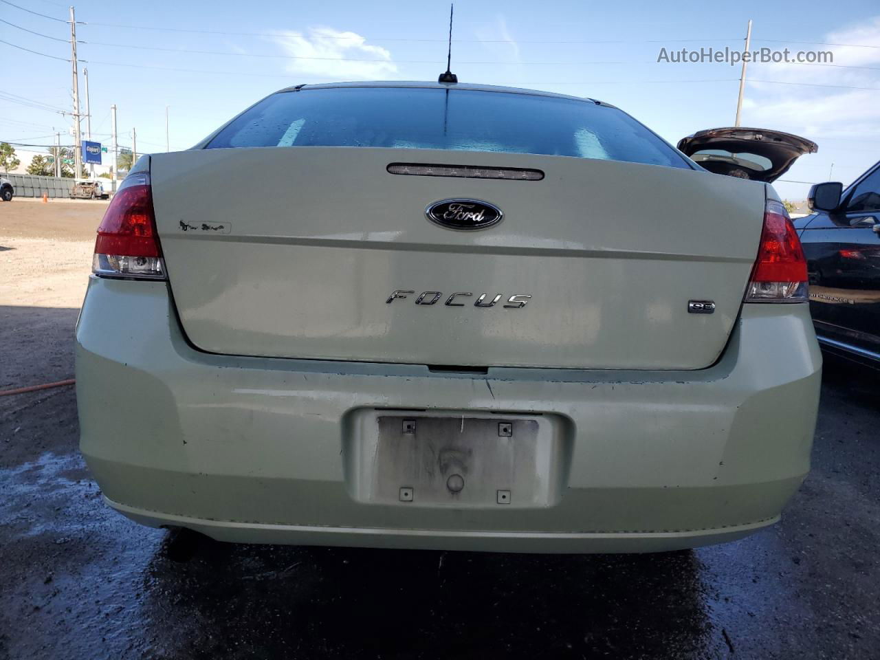 2011 Ford Focus Se Green vin: 1FAHP3FN7BW115512