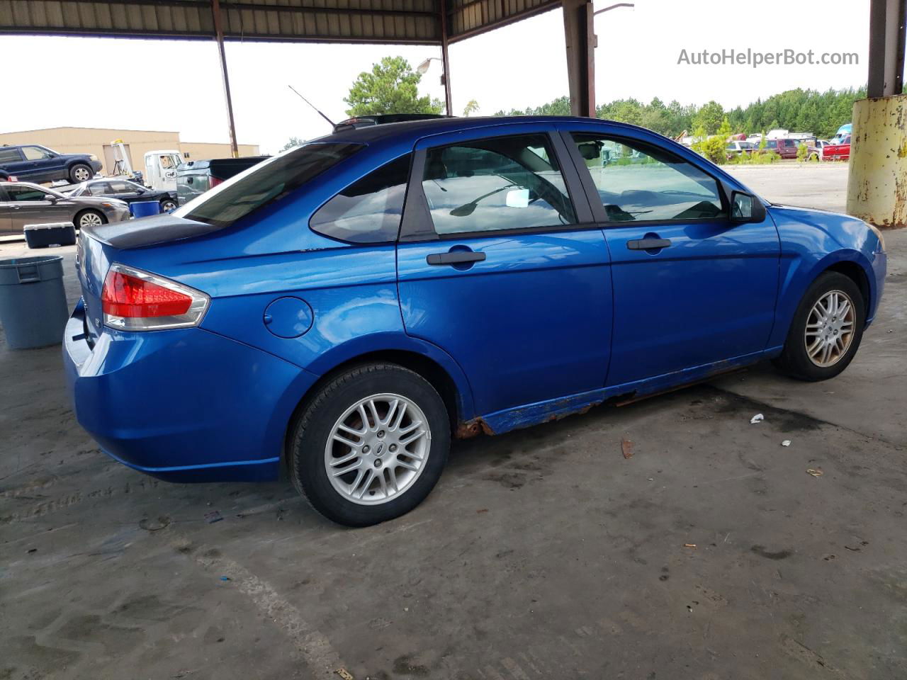 2011 Ford Focus Se Blue vin: 1FAHP3FN7BW134139