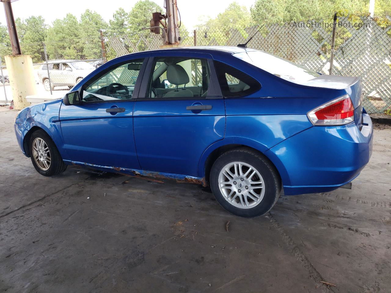 2011 Ford Focus Se Blue vin: 1FAHP3FN7BW134139