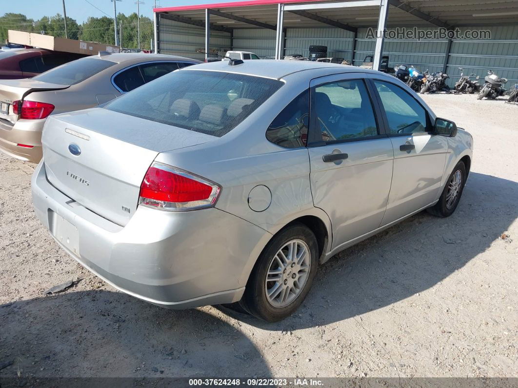 2011 Ford Focus Se Silver vin: 1FAHP3FN7BW174429