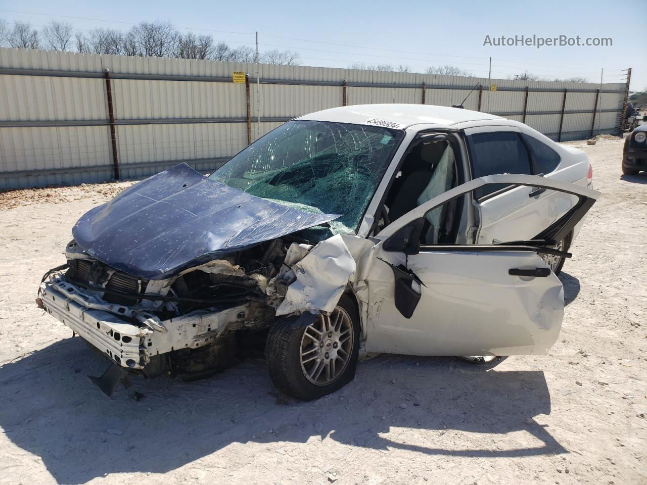 2011 Ford Focus Se White vin: 1FAHP3FN7BW202326