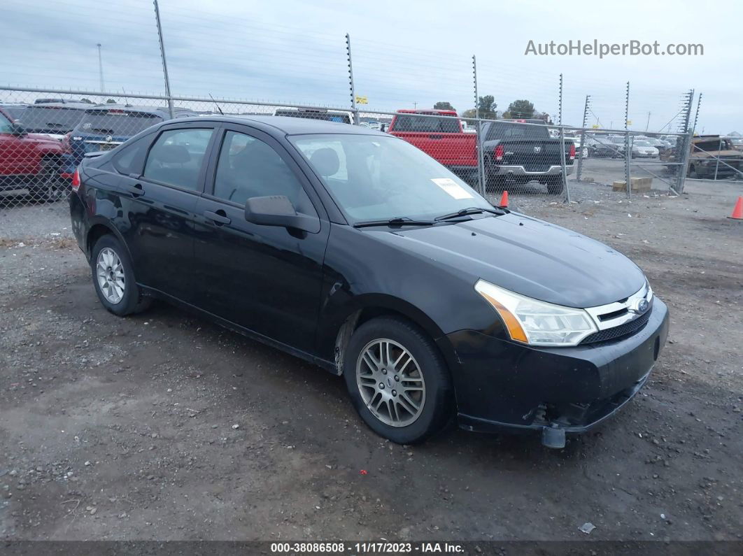 2011 Ford Focus Se Black vin: 1FAHP3FN9BW128987