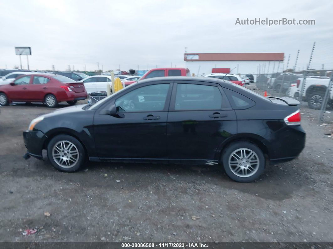 2011 Ford Focus Se Black vin: 1FAHP3FN9BW128987