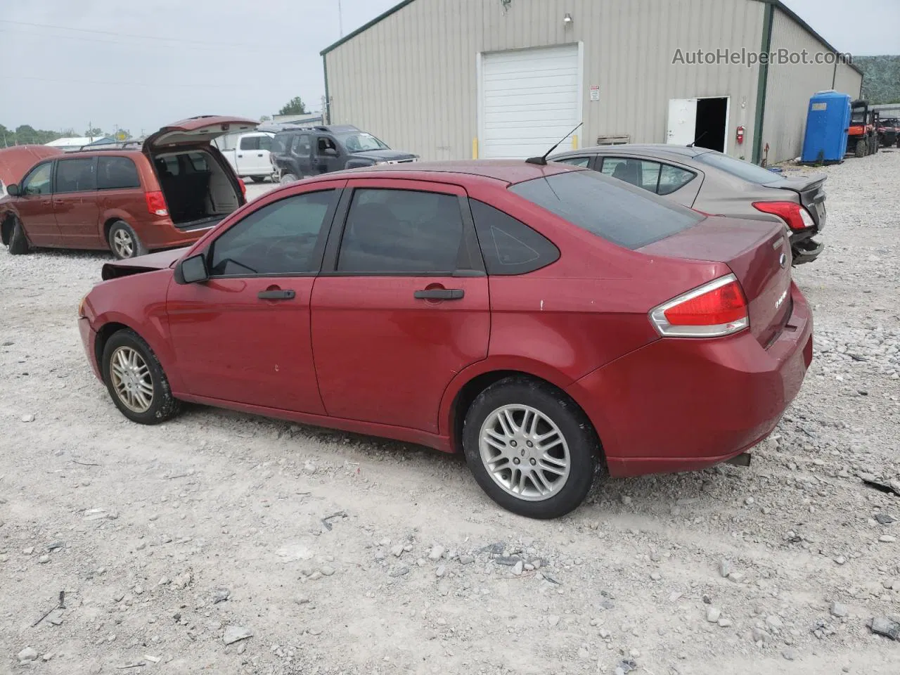 2011 Ford Focus Se Maroon vin: 1FAHP3FN9BW134059