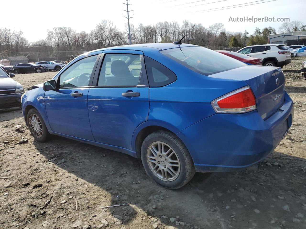 2011 Ford Focus Se Blue vin: 1FAHP3FN9BW143022