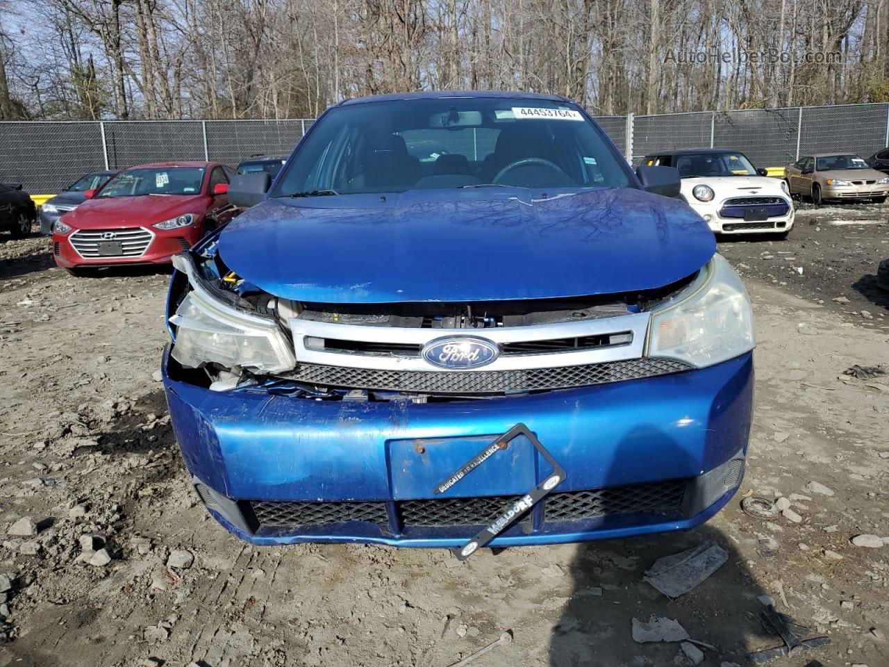 2011 Ford Focus Se Blue vin: 1FAHP3FN9BW143022