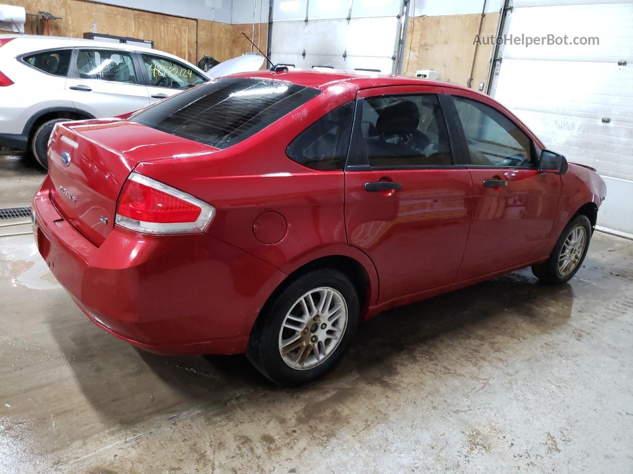 2011 Ford Focus Se Red vin: 1FAHP3FN9BW159799