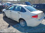 2011 Ford Focus Se White vin: 1FAHP3FN9BW186498