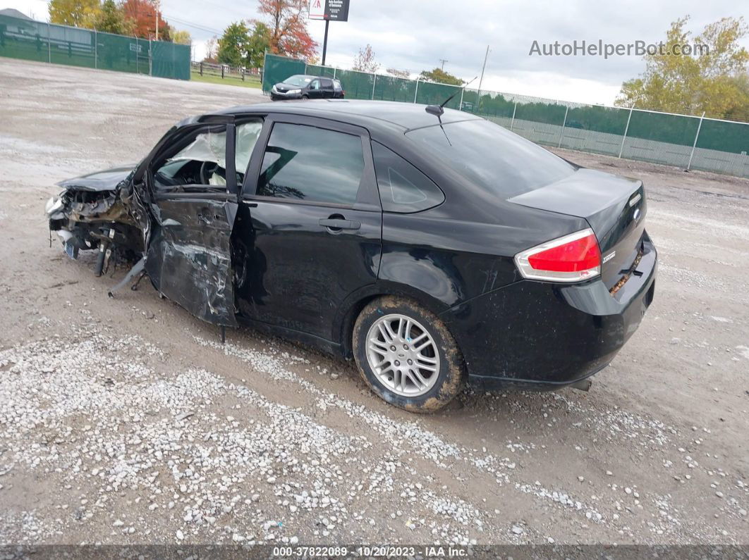 2011 Ford Focus Se Black vin: 1FAHP3FN9BW204871