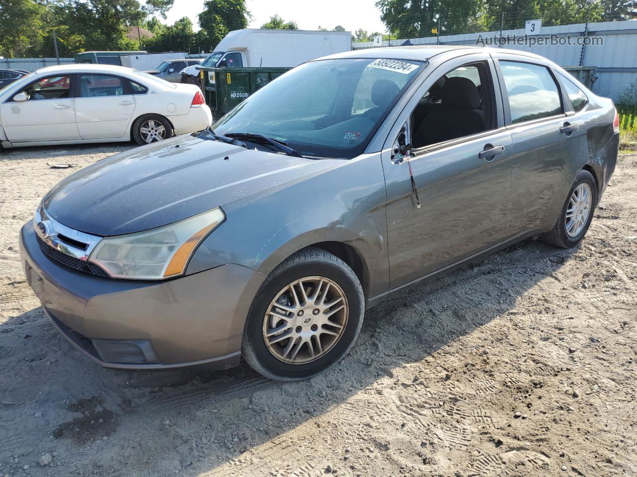 2011 Ford Focus Se Gray vin: 1FAHP3FNXBW134927