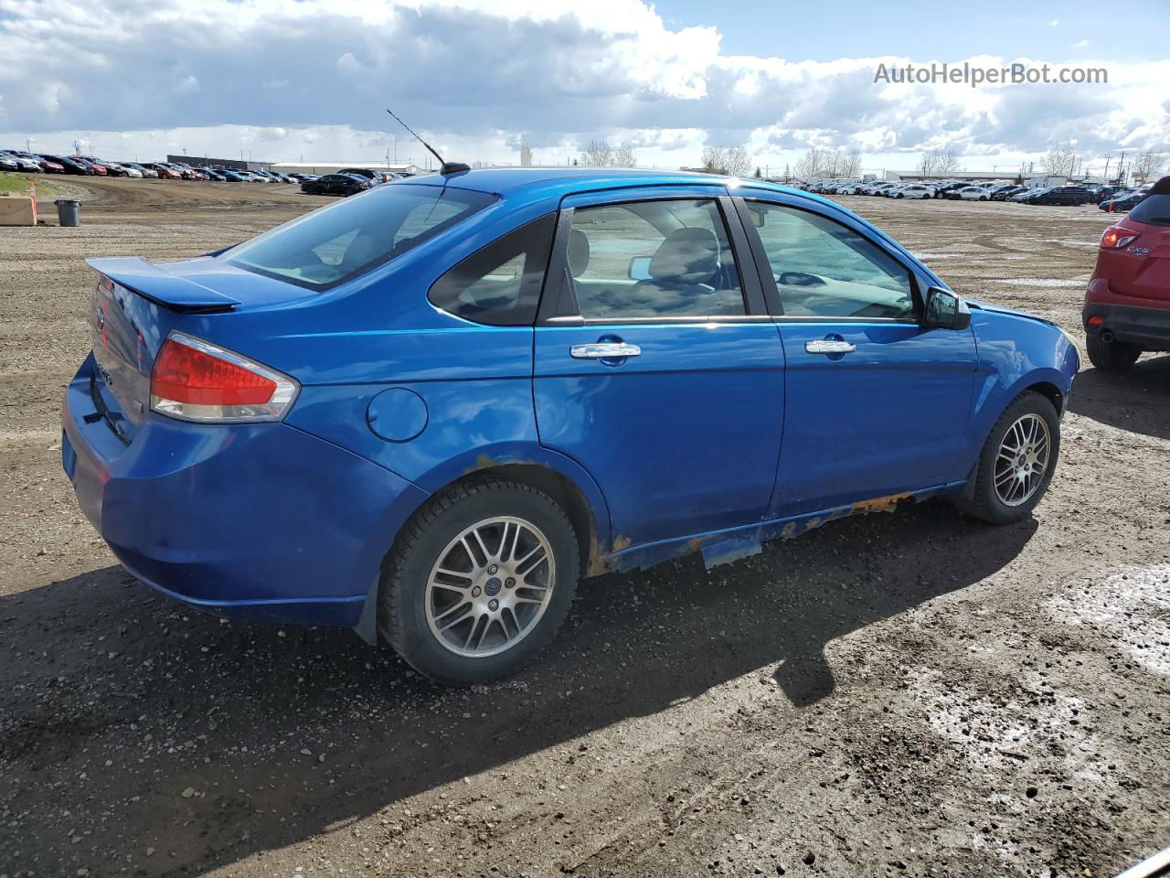 2011 Ford Focus Se Blue vin: 1FAHP3FNXBW138587