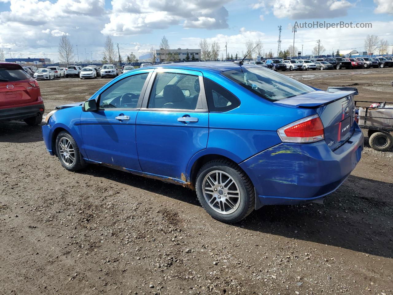 2011 Ford Focus Se Blue vin: 1FAHP3FNXBW138587