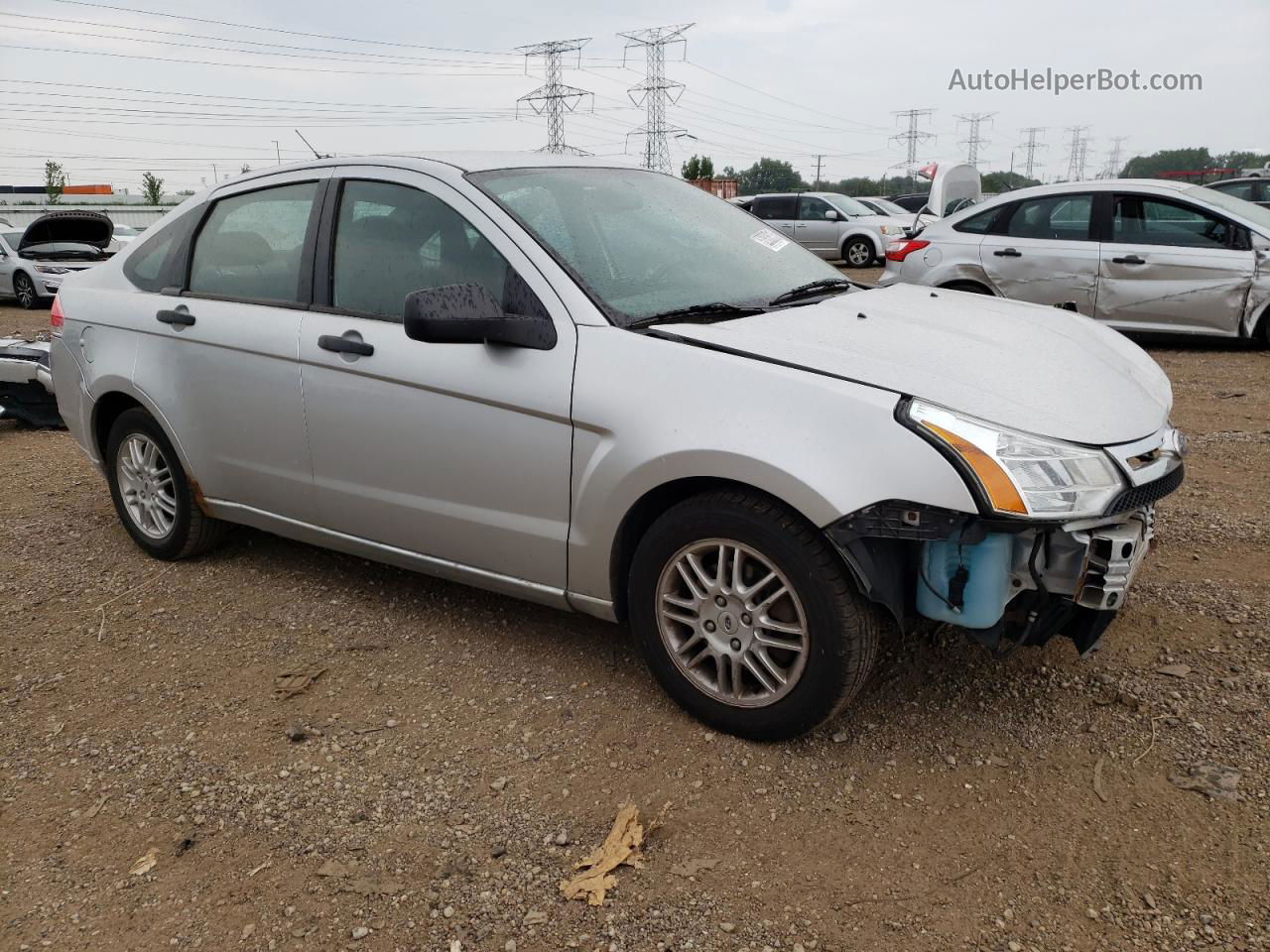 2011 Ford Focus Se Silver vin: 1FAHP3FNXBW146589