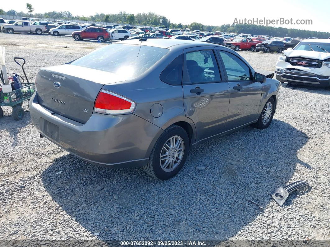 2011 Ford Focus Se Gray vin: 1FAHP3FNXBW158760