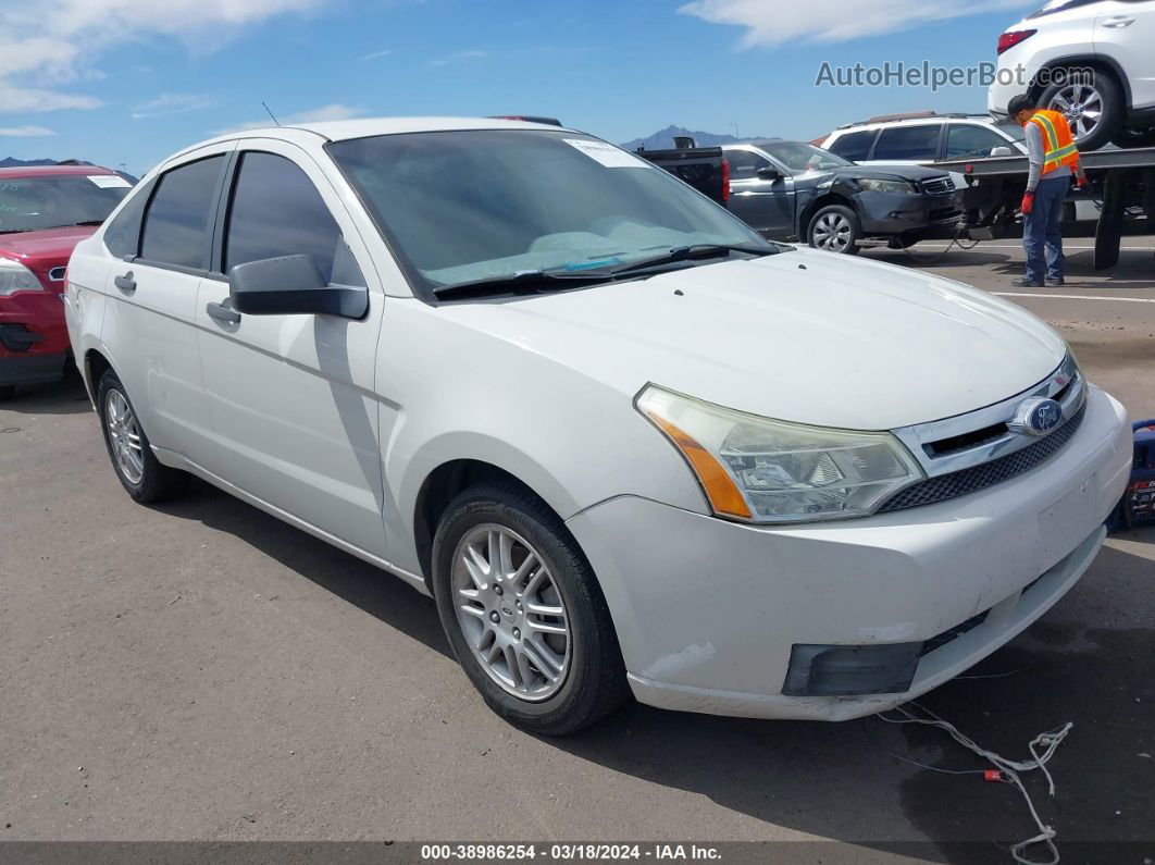 2011 Ford Focus Se White vin: 1FAHP3FNXBW181004