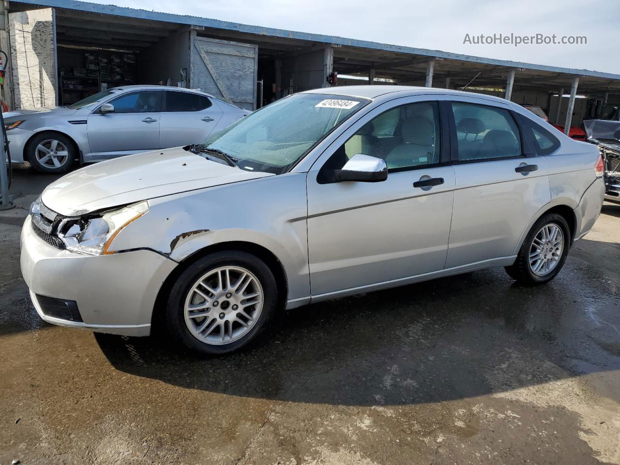 2011 Ford Focus Se Silver vin: 1FAHP3FNXBW181598