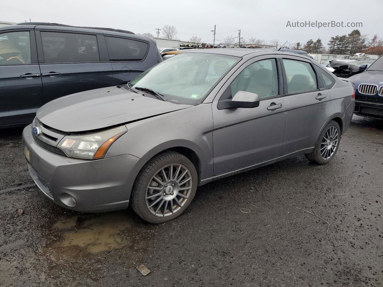 2011 Ford Focus Ses Gray vin: 1FAHP3GN1BW123653