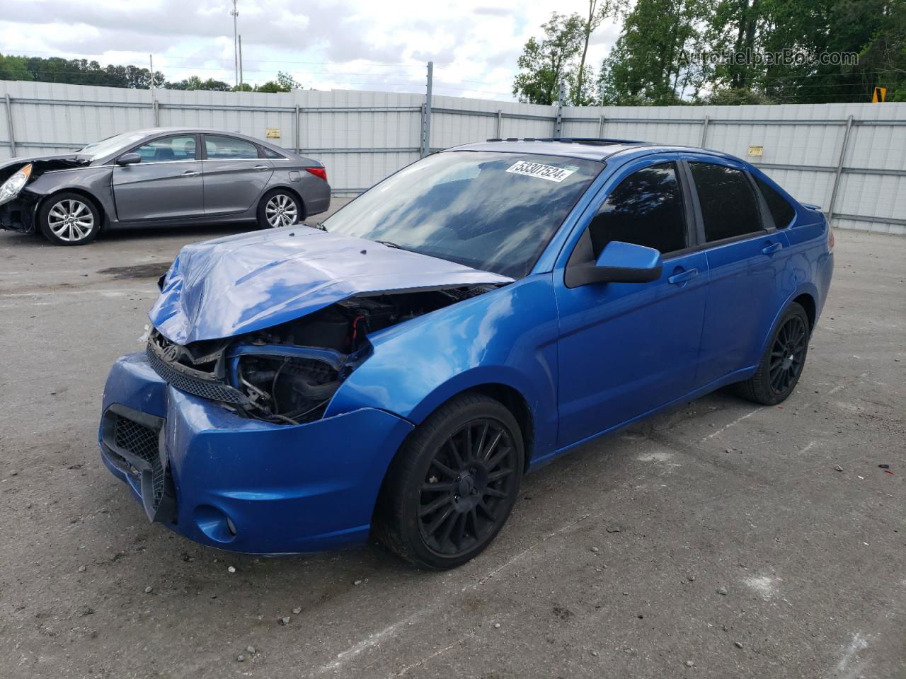 2011 Ford Focus Ses Blue vin: 1FAHP3GN1BW127671