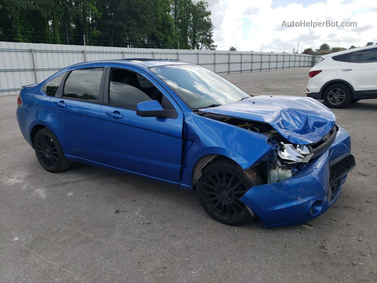 2011 Ford Focus Ses Blue vin: 1FAHP3GN1BW127671