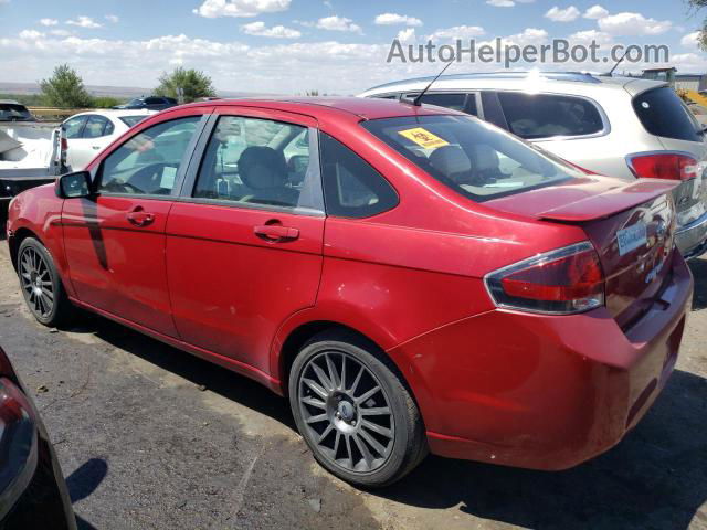 2011 Ford Focus Ses Red vin: 1FAHP3GN2BW110412