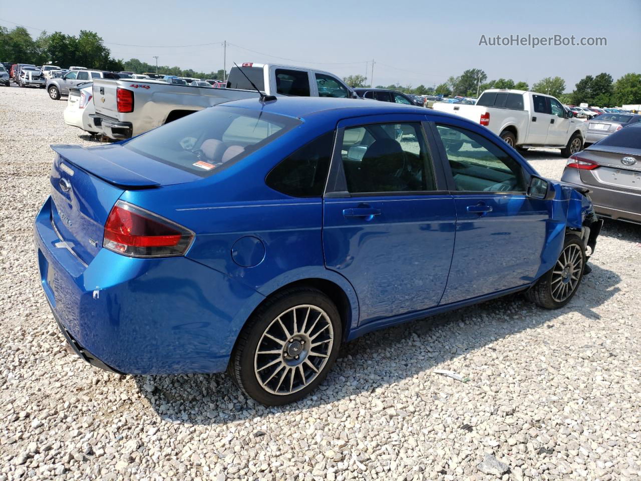 2011 Ford Focus Ses Blue vin: 1FAHP3GN2BW113326