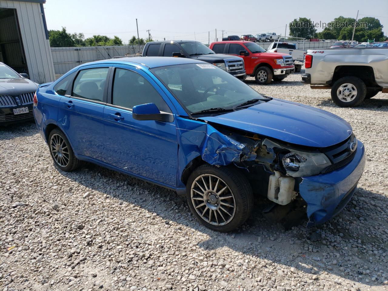 2011 Ford Focus Ses Blue vin: 1FAHP3GN2BW113326