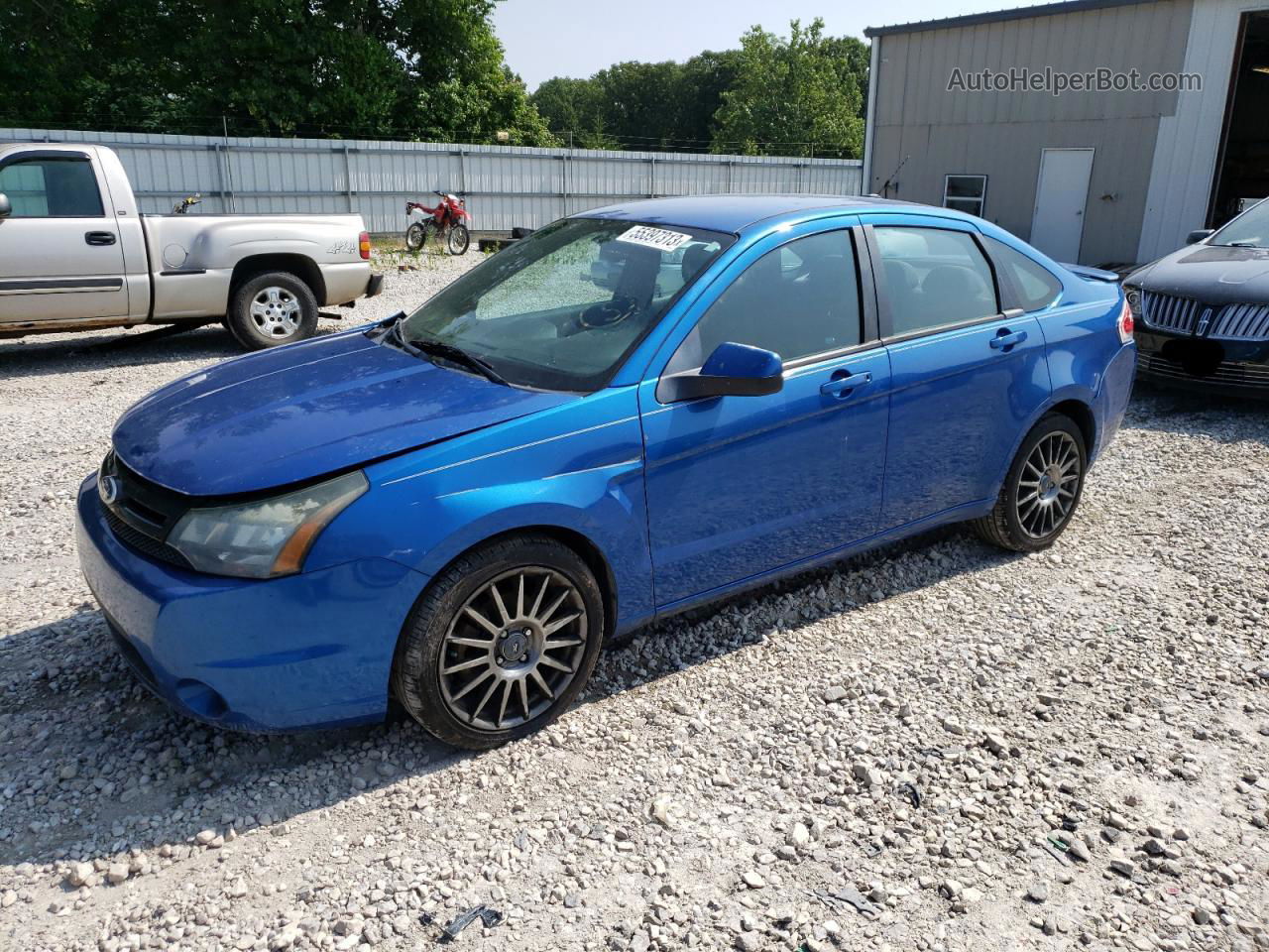 2011 Ford Focus Ses Blue vin: 1FAHP3GN2BW113326