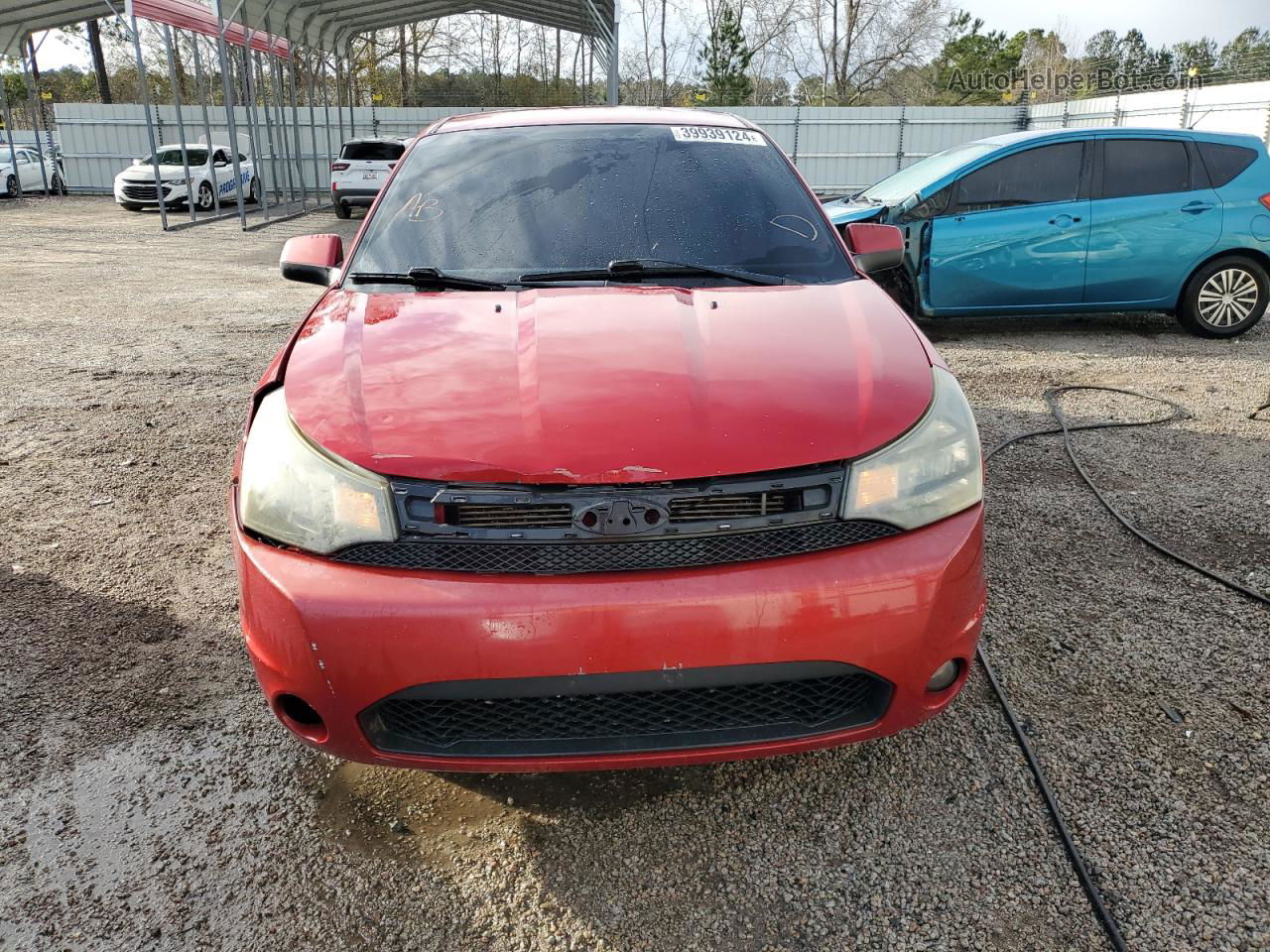 2011 Ford Focus Ses Red vin: 1FAHP3GN2BW142129