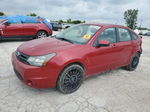 2011 Ford Focus Ses Red vin: 1FAHP3GN2BW165765