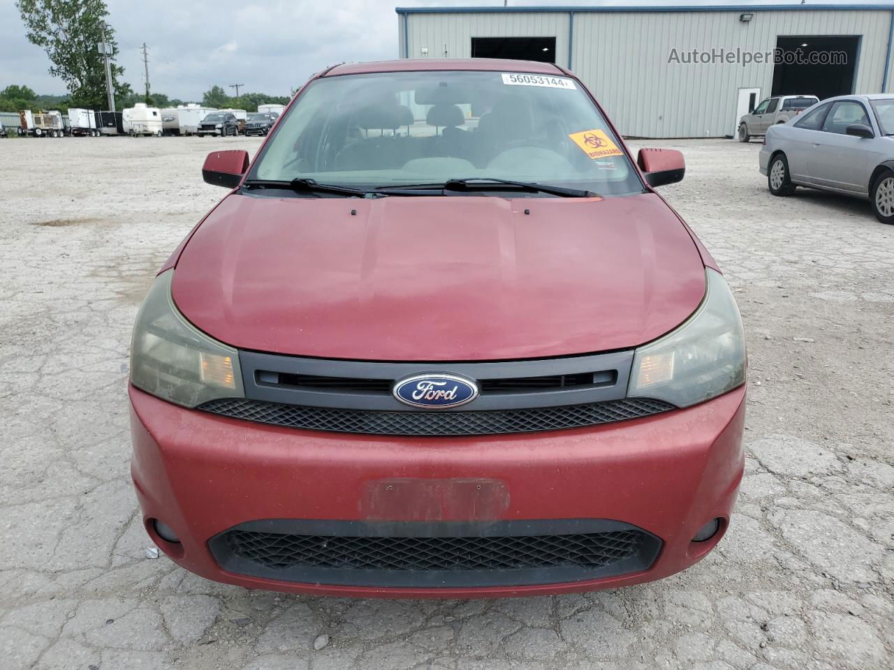 2011 Ford Focus Ses Red vin: 1FAHP3GN2BW165765