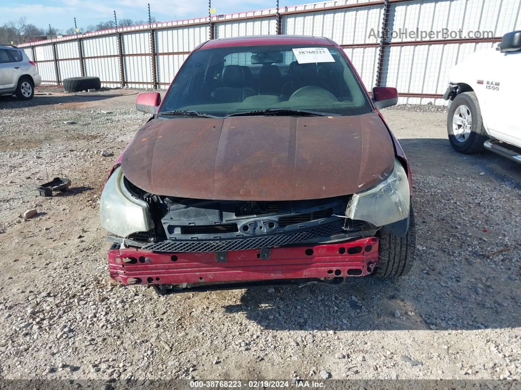 2011 Ford Focus Ses Red vin: 1FAHP3GN5BW107679