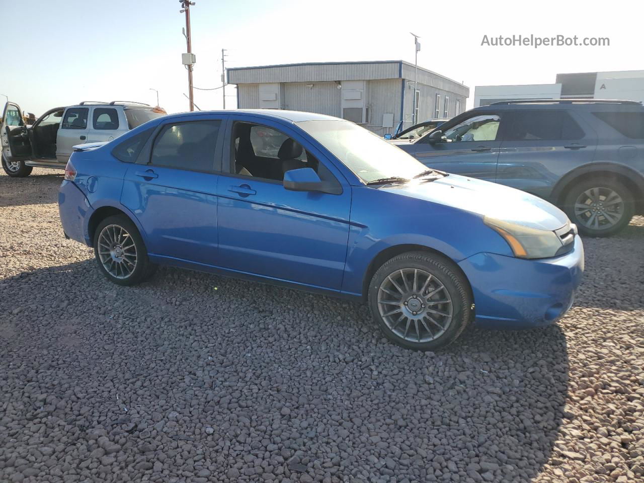 2011 Ford Focus Ses Blue vin: 1FAHP3GN5BW150418