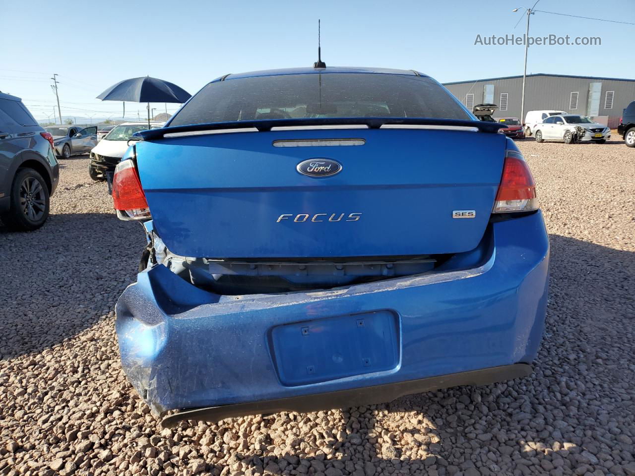 2011 Ford Focus Ses Blue vin: 1FAHP3GN5BW150418