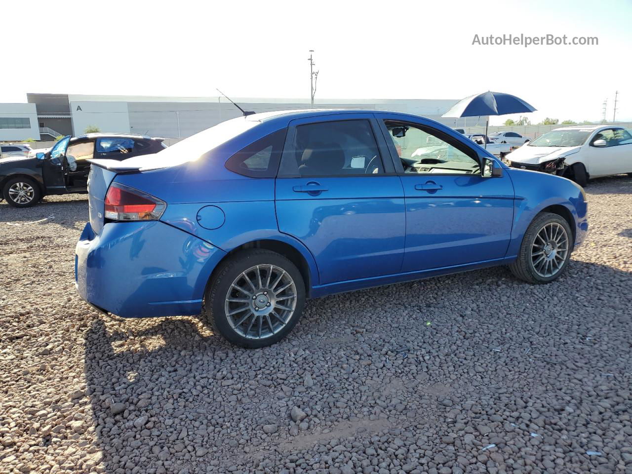 2011 Ford Focus Ses Blue vin: 1FAHP3GN5BW150418