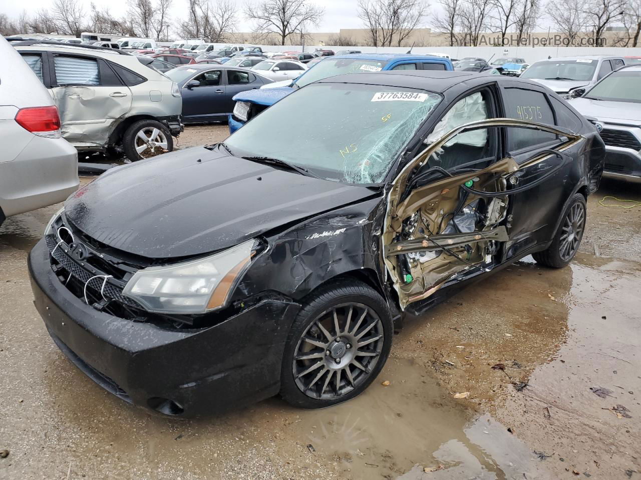 2011 Ford Focus Ses Black vin: 1FAHP3GN7BW113810