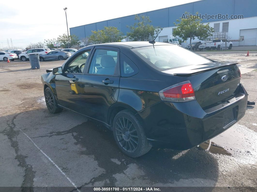 2011 Ford Focus Ses Black vin: 1FAHP3GN7BW203071