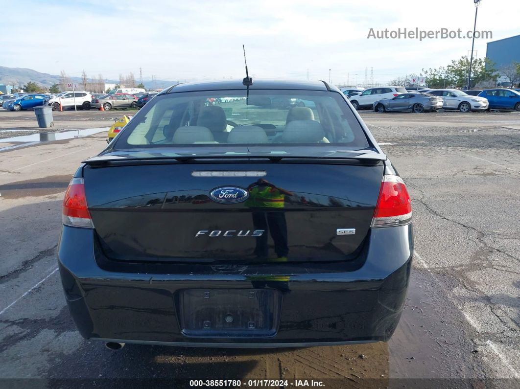 2011 Ford Focus Ses Black vin: 1FAHP3GN7BW203071